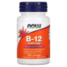 Витамин NOW FOODS B-12, 2000 мкг, 100 пастилок NS28687